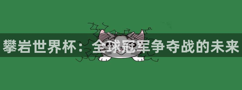 世界杯赛程2026：攀岩世界杯：全球冠军争夺战的未来